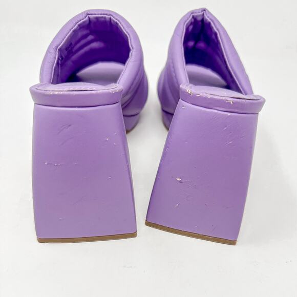 NEW Circus by Sam Edelman Marlie Purple Puffy Platform Mule Size 6.5 MSRP $79 - Picture 6 of 10